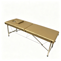 Table de massage portable et pliable avec renfort à double poutre pour une utilisation facile et pliable, idéale pour les cliniques, les salons de beauté et les centres de fitness