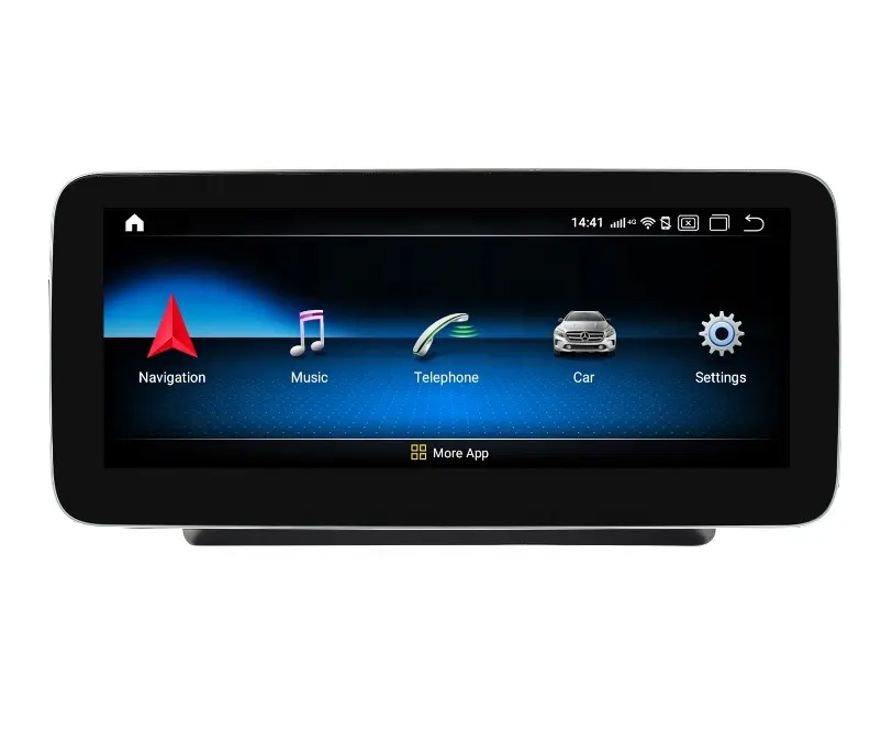 UPSZTEC Android 10.0 Car Video GPS PlayerためC Class W205 S205/GLC Class X253/V Class 693 W446 2 + 32GB NTG5.0