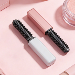 Cepillo Alisador de Cabello Inalámbrico Brush <span class=keywords><strong>Pro</strong></span> 2026, Calentamiento Rápido en 30s, Mini Plancha de Viaje, Recargable Tipo-C, Cepillo Térmico - Product Image 2