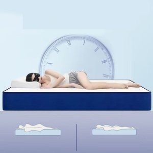 Matelas respirant avec sommier intégré, matelas hôtelier compressé enroulé en mousse à mémoire de forme épaisse, style simplicité moderne - Product Image 3