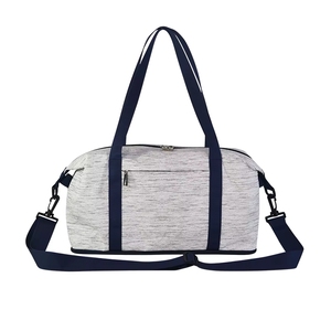Unisex Gym <b>Duffel</b> <b>Bag</b> with Shoe Compartment Zipper Closure Adjustable Strap Gray Navy Blue 36-55L Travel <b>Bag</b> - Product Image 4