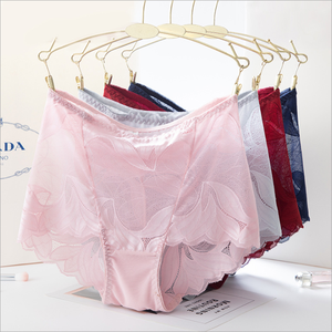 Ropa Interior Transparente y Transpirable para Mujer, Precio de Fábrica, Shorts Cómodos para Uso Diario, Bragas Sexys de Encaje Tipo <span class=keywords><strong>Boxer</strong></span> para Chicas - Product Image 5