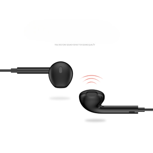 เพลิดเพลินกับหูฟังสีดำพร้อมไมโครโฟนควบคุมระดับเสียงแจ็ค3.5มม. หูฟังสายเคเบิล1เมตรหูฟังอินเทอร์เฟซแบบ Type-C - Product Image 5