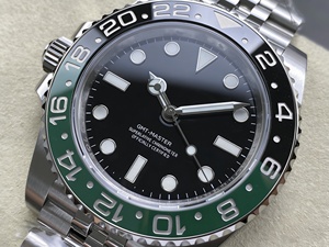 high top quality luminous watch Waterproof 40mm 904L steel VS factory V3 3285 movement Diver Sprite Lefty GMT watch - Product Image 2