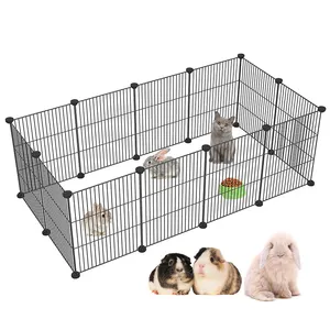 2023 New Arrival indoor rodent rabbit small animal pet guinea pig collapsible big cage