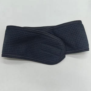 Moda Spa Maquillaje <span class=keywords><strong>Ducha</strong></span> Facial Diademas Spa personalizado Facial Diadema Logo Waffle Diadema Algodón - Product Image 6