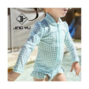 Fabricante de Trajes de Baño, Protección UPF50+, Traje de Baño Infantil Personalizado, Bikini de Niña de Nailon Ecológico - Product Image 3