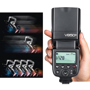 แฟลชกล้องแบบหัวกลม V850II สำหรับกล้องรุ่นต่างๆ ใช้สำหรับถ่ายภาพกลางแจ้ง พร้อมไฟ LED สำหรับการถ่ายภาพ - Product Image 2
