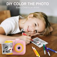 Appareil photo numérique pour enfants débutants, zoom 16X, capteur CMOS, anti-vibration, facile à utiliser, appareil photo compact pour la photographie quotidienne des enfants
