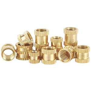 Écrou hexagonal en cuivre moulé par injection à trou traversant M2-M10, moleté double filetage, métrique, usage industriel, entièrement fileté - Product Image 4