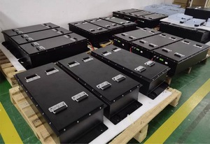แบตเตอรี่ลิเธียมไอออนแบบกึ่งแข็งสำหรับรถกอล์ฟ 48V รีไซเคิลได้ แพ็ค 18650 กันน้ำ 106Ah 6000+ รอบการใช้งาน สีดำ 106 72v 50ah ลิเธียมไอออน Ba - Product Image 4