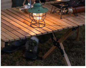 Nuova Lampada da Campeggio per Esterni con Lunga Durata della Batteria, Lanterna da Tenda Retrò Ricaricabile per Atmosfera da Campeggio - Product Image 6
