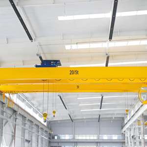 Pont roulant à double poutre sur mesure, grande hauteur de levage, vitesse élevée, 20 tonnes, 50 tonnes, avec radiocommande - Product Image 3