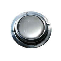 Verre convexe 50 mm, projecteur LED haute puissance, lentille collimateur, réflecteur
