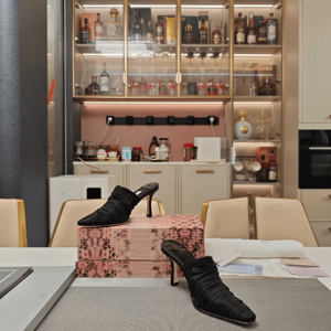 Jimmy Trendy - Mules de Tacón de Aguja con Punta Fruncida, Cómodos y Fáciles de Poner, Ideales para Citas, Discotecas y Salidas de Fin de Semana - Product Image 6