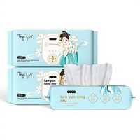 Lingettes jetables carrées épaissies pour le visage, en fibres végétales douces, pour bébés et salons de beauté
