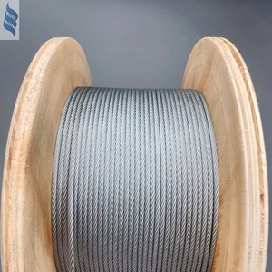 เชือกลวดเหล็กชุบสังกะสี7x7-1.8-2.5mm 6x7 + <span class=keywords><strong>WSC</strong></span> - Product Image 1