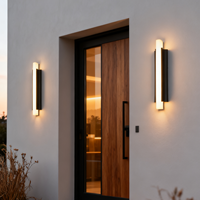 Applique murale LED extérieure moderne et simple, étanche IP65, longue bande pour couloir et jardin