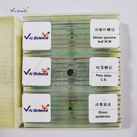 8 Piece Seed Microscope Prepared Slides Set for Botany & Biology Teaching Resources