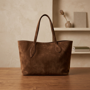 Sacs à main pour femmes BS INTERNATIONAL, style occidental, longues poignées, fermeture éclair, cuir véritable, imperméable, antivol - Product Image 2