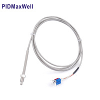 M8, 1/2"BSP, 1/4"BSP, 1/4"G Edelstahl Schraubtyp K J Thermoelement PT100 Industrieller Temperatursensor Anpassbar ODM