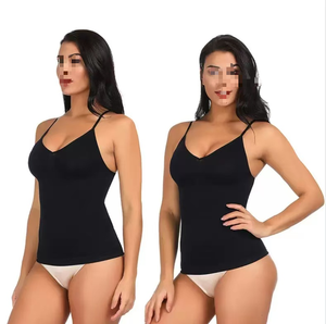 Veste de maintien corporel amincissante de haute qualité pour femmes, sans couture, en élasthanne/nylon, contrôle moyen, compression, vêtements de maintien pour femmes, vente en gros - Product Image 6