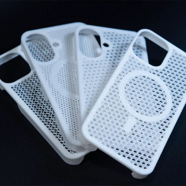 3D Printed Phone Case Light Duty Shockproof Drop Protection Full Body Rugged Phone Cover Case