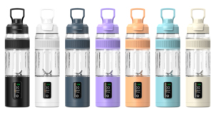 เครื่องปั่นน้ำผลไม้แบบพกพา 6 ใบมีด ใช้ไฟฟ้าผ่าน USB พร้อมโหมดพัลส์ ปราศจากสาร BPA แก้วปั่นสำหรับเดินทาง ใช้สำหรับปั่นสมูทตี้ โปรตีนเชค ใช้ในรถยนต์ได้ - Product Image 4