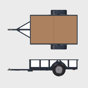Remorque utilitaire <span class=keywords><strong>pour</strong></span> petite voiture, moto, vélo, ATV, remorque agricole à vendre - Product Image 3