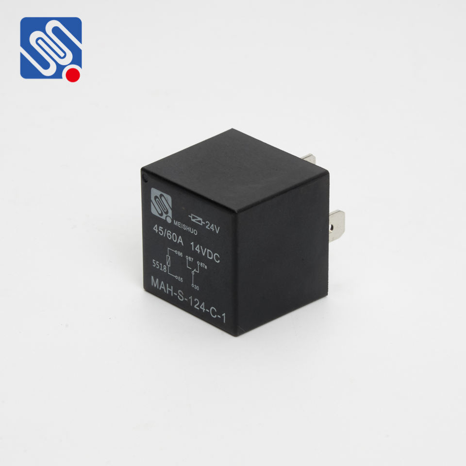 MEISHUO MAH-S-124-C-1 Changeover Type Car Automobile Relay JD1914 24 v 30a 60A 4pin 5pin JD1912