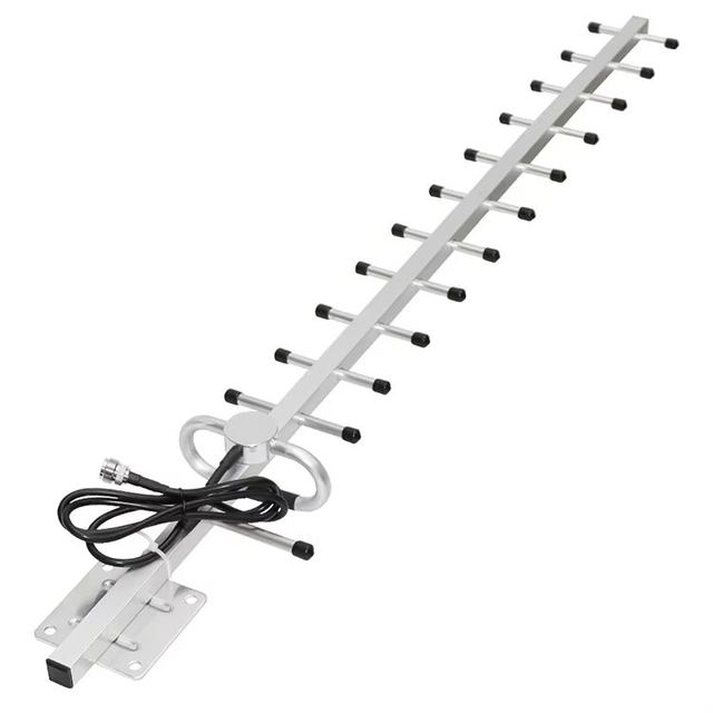 Outdoor 13-Element 12dbi High Gain Aluminium Yagi Antenna 1100-1300MHz Directional for 1.2Ghz Communication