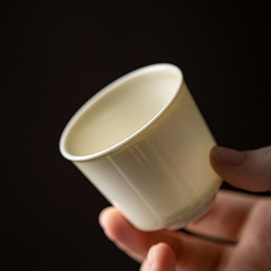 Celadon Glaze Ceramic Teacup Porcelain Cylinder Shape Kung Fu <b>Tea</b> <b>Set</b> Tasting Cup Household Personal Use Afternoon <b>Tea</b> Solid - Product Image 4