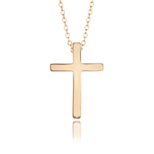 Collana di fabbrica personalizzata 14K placcato in oro placcato oro rosa collana croce moda gioielli raffinati ciondoli collane - Product Image 3