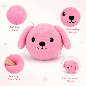 Pelota <span class=keywords><strong>de</strong></span> Playa Inflable <span class=keywords><strong>de</strong></span> Felpa Personalizada con Cara <span class=keywords><strong>de</strong></span> Dibujos Animados, Juguete Suave y Peludo para Aliviar el Estrés, para Niños y Adultos, Juego al Aire Libre - Product Image 3