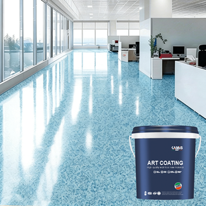 Epoxy Self-leveling Colored Sand Floor <b>Paint</b>, Easy to Apply, Marble Effect Coloured Sand Epoxy Floor <b>Paint</b> - Product Image 2