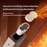 Nouveau séchoir à chaussures intelligent à 4 tubes, température constante, avec fonction de minuterie, 360° °   Désodorisant pour chaussures à circulation d'air chaud