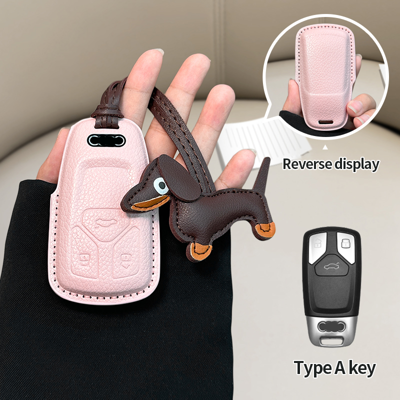 Tipo A-Rosa bebé+Cachorro lindo