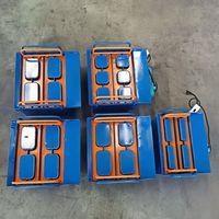 Machine manuelle de formage de blocs pour usage domestique Petites machines africaines en briques non cuites avec noyau moteur pour briques creuses en ciment
