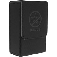 Boîte de rangement en cuir pour cartes de tarot, oracle et Lenormand