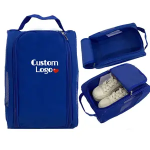 Shoe Storage Organizer Bag Waterproof Nylon Fabric With Sturdy Zipper For Traveling Shoe Portable Bag For Kids Woman Man