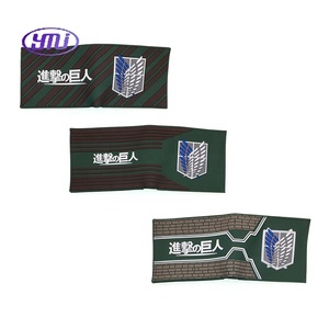 Attacco alle ali di titano libertà portafoglio in Silicone breve in pelle sintetica Bifold portamonete da uomo studente - Product Image 1