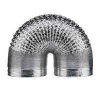 Conduit flexible rond Feuille d'aluminium PVC Composite Climatisation Ventilation Conduit télescopique flexible