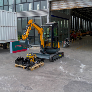 2.5 T <span class=keywords><strong>Miniature</strong></span> <span class=keywords><strong>pelleteuse</strong></span> Excavadora Mini chenille hydraulique petite taille roue Construction <span class=keywords><strong>pelleteuse</strong></span> jardin ménage ferme serre - Product Image 4