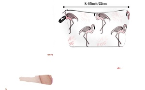 Sac pochette cosmétique en néoprène impression personnalisée étanche avec logo personnel échantillon gratuit sac et étui de maquillage trousse de maquillage - Product Image 3