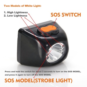 Lámpara Minera LED Inalámbrica Recargable KL3M, Lámpara de Cabeza a Prueba de Explosiones con Luz Estroboscópica - Product Image 3