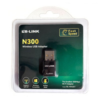 Adaptateur WiFi USB sans fil LB-LINK WN351 300 Mbps, récepteur émetteur externe pour ordinateur de bureau