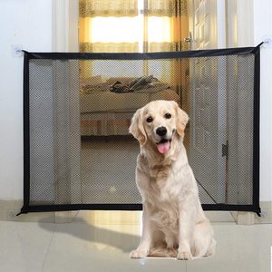 Red de Aislamiento para Perros, Rectangular, Negra, Fácil de Montar, Barrera de Seguridad para Perros, Sin Necesidad de Perforación - Product Image 1