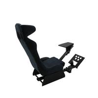 Siège de simulateur de course d'usine pour Logitech G29 Thrustmaster Fanatec Angle de support de roue réglable et longueur de bras