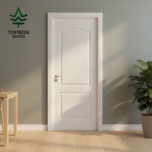 <span class=keywords><strong>Porte</strong></span> de placard moulée en composite texturé, style Shaker, 6 panneaux, 30 po x 80 po, apprêtée blanche, pour le marché américain - Product Image 3