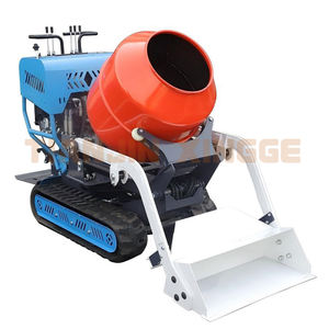 T550 Mini-Kompakt lader Mini-Betonmischer Selbst laden der Tracked Mini Crawler Tragbarer automatischer mobiler Zement mischer - Product Image 1